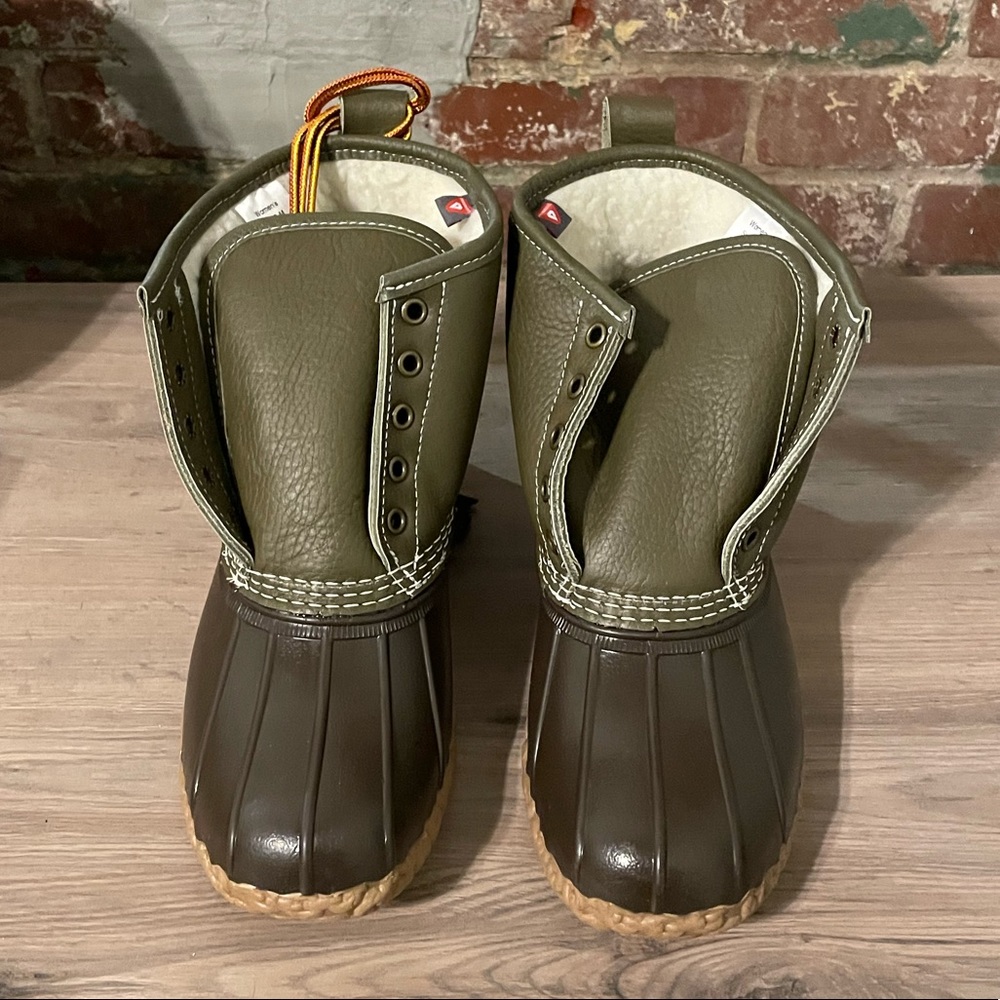 LL Bean 6” Sherpa Lined PrimaLoft Bean Boot